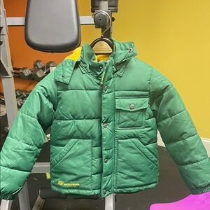New Skechers Green Kids Puffer Jacket